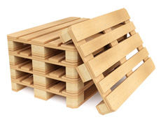new wooden pallets