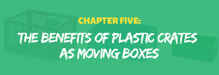 plastic crates as moving boxes